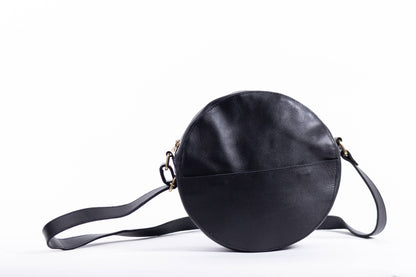Zuri Circle Bag: Black