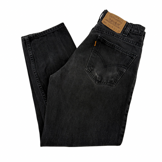 Levi's 96 550 black 30x30 orange tab