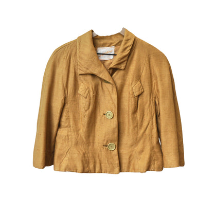 Saks 5th Ave, jacket, yellow