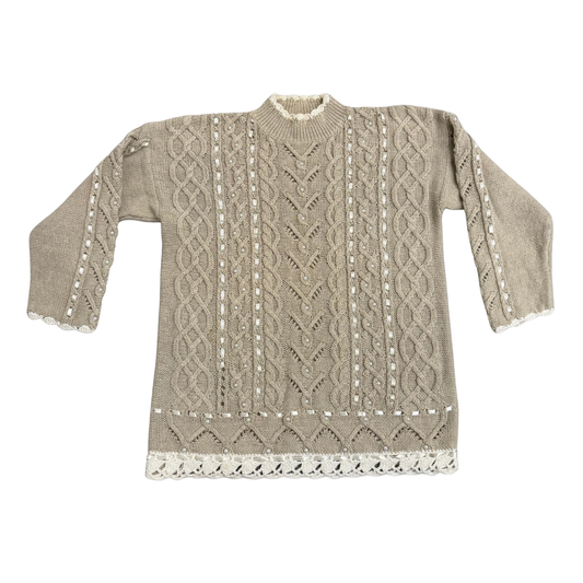Honors - Sweater, tan, M