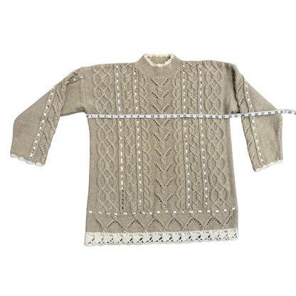Honors - Sweater, tan, M
