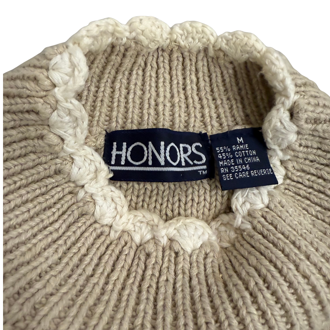 Honors - Sweater, tan, M