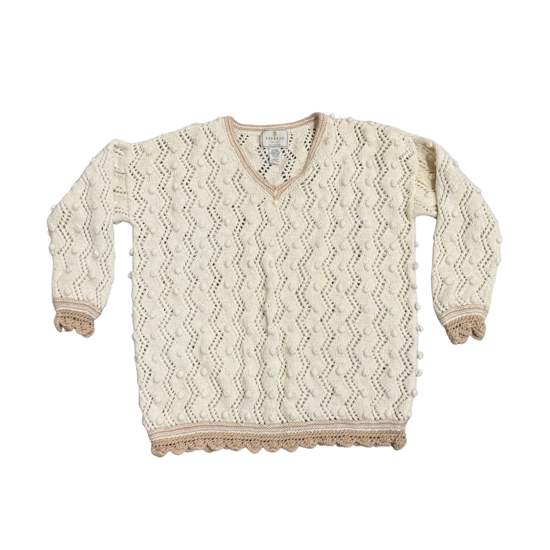 Express - sweater, cream, M