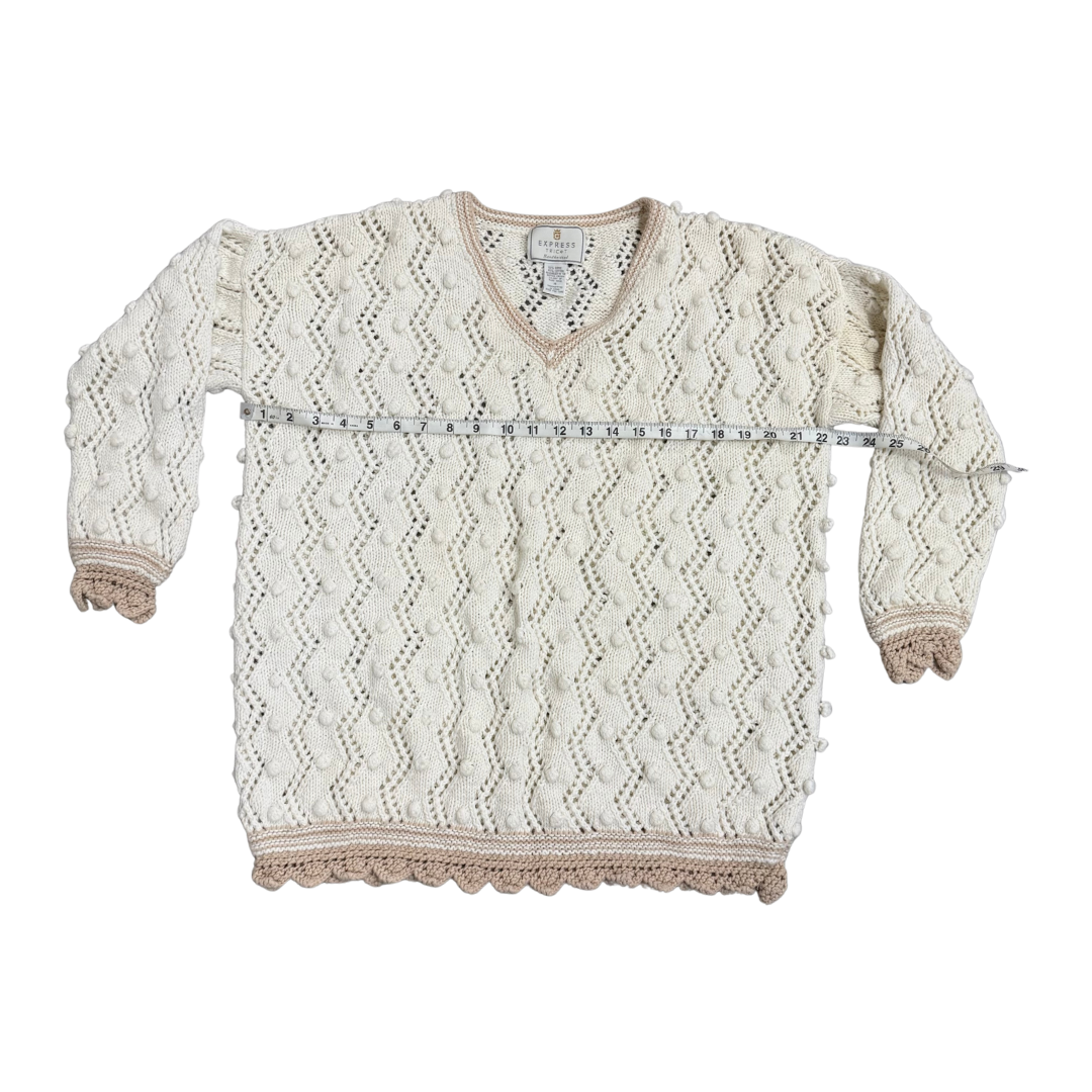 Express - sweater, cream, M