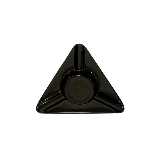 triangle ashtray, black