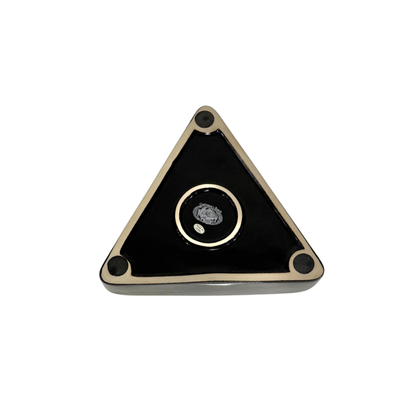 triangle ashtray, black