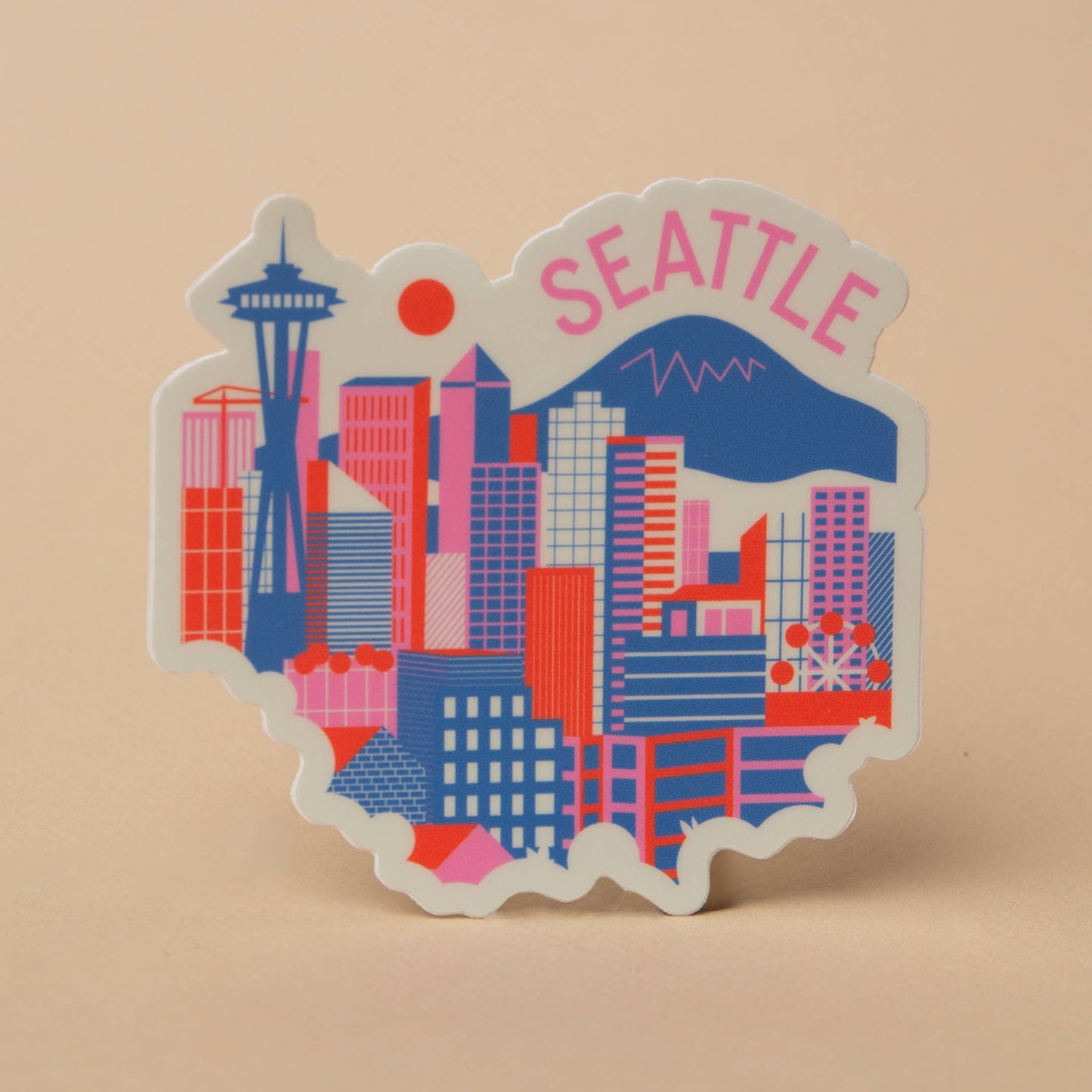 Seattle Skyline Sticker