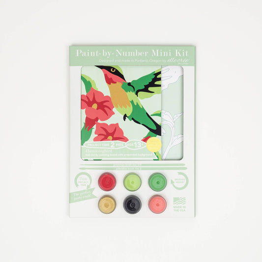 Hummingbird MINI Paint-by-Number Kit