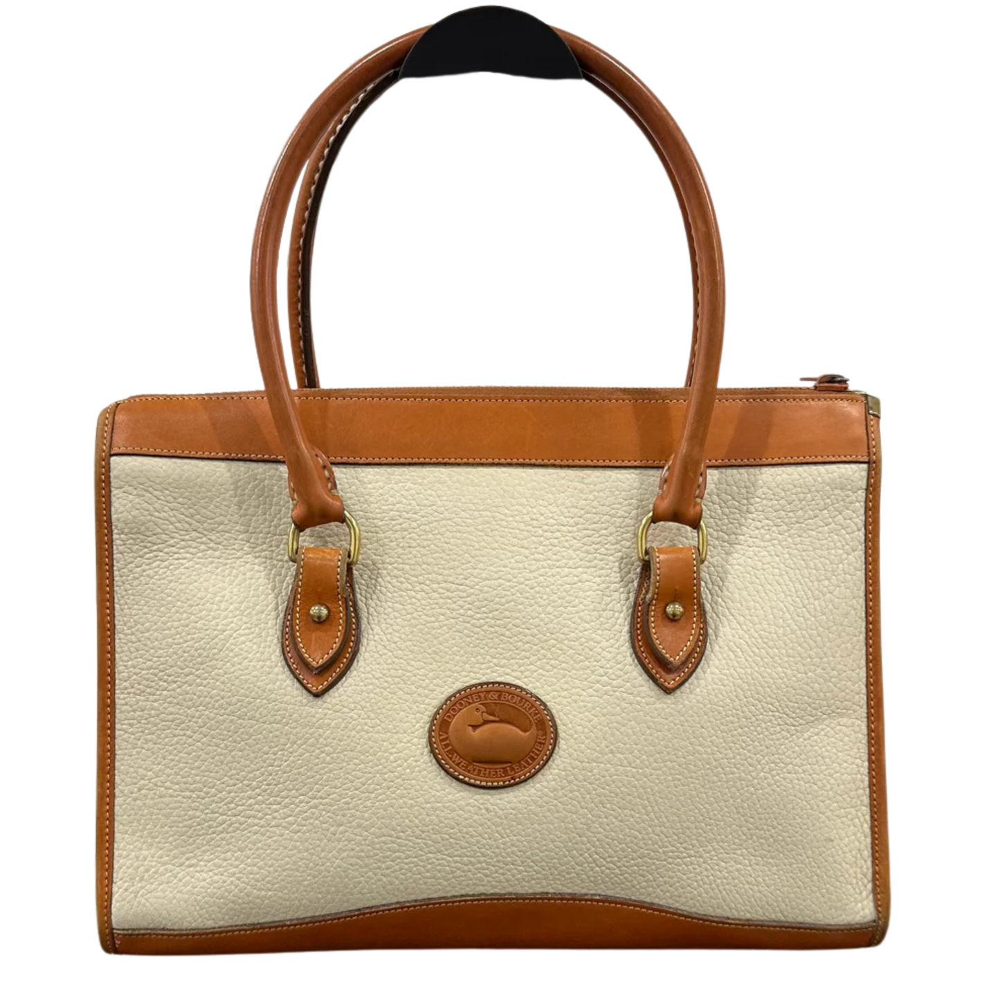 Dooney & Bourke - vintage leather purse, cream