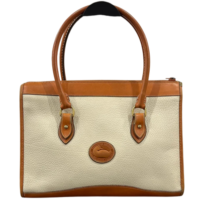 Dooney & Bourke - vintage leather purse, cream