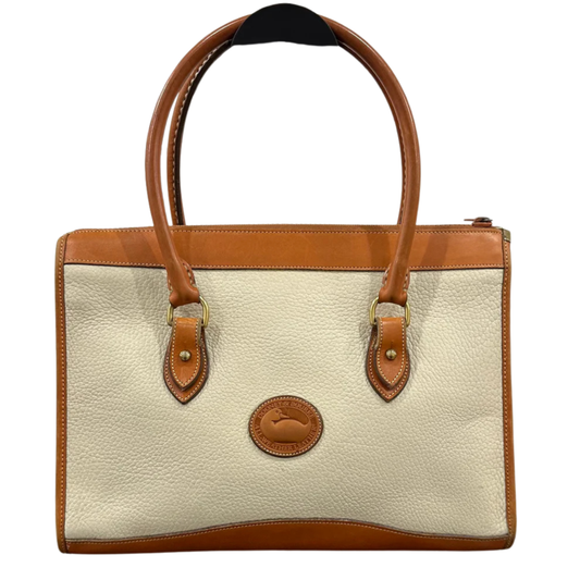Dooney & Bourke - vintage leather purse, cream