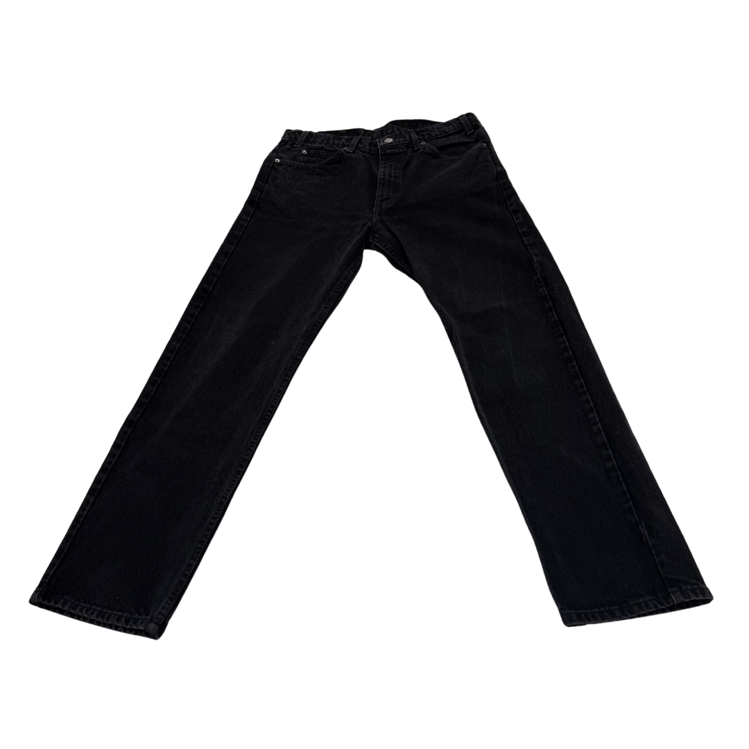 Levi's 96 505 black 34x30 orange tab