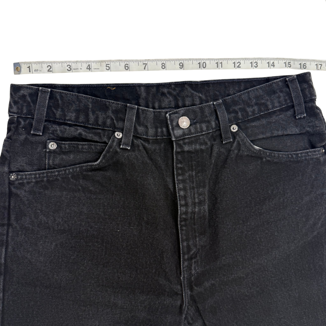 Levi's 96 505 black 34x30 orange tab