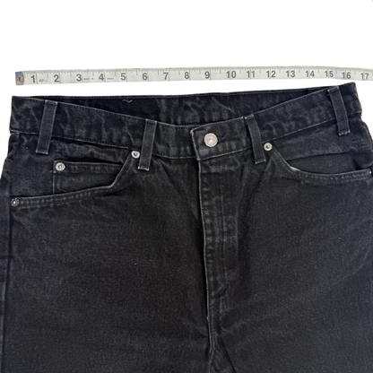 Levi's 96 505 black 34x30 orange tab