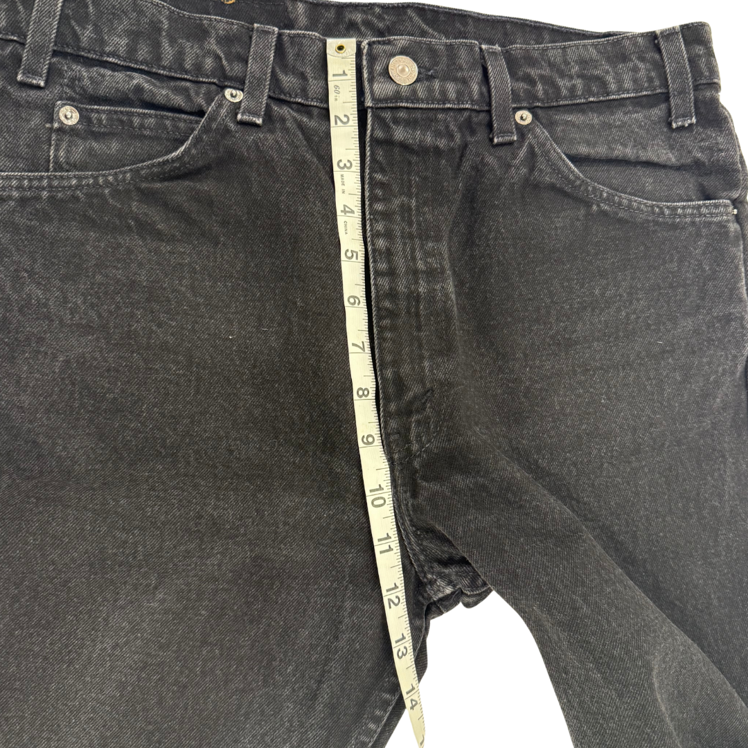 Levi's 96 505 black 34x30 orange tab