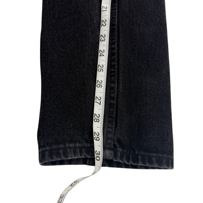 Levi's 96 505 black 34x30 orange tab