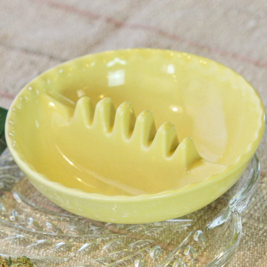 An Holt Ceramic Ashtray - Yellow