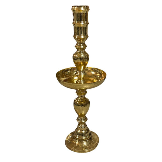 35" Brass Candlestick Holder