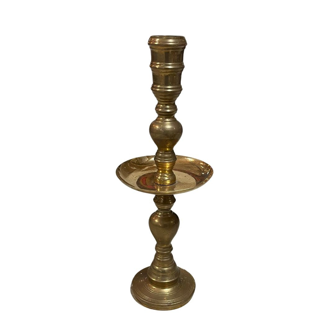 18" Brass Candlestick Holder