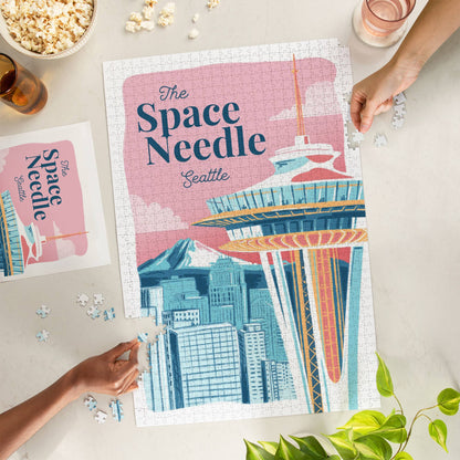 1000 PIECE PUZZLE Seattle, Washington, Space Needle, Epic