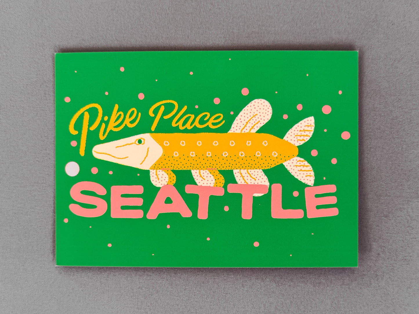 Pike Place Fish Postcard