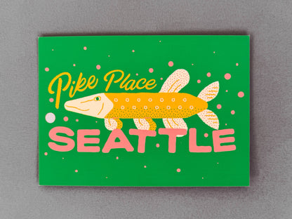Pike Place Fish Postcard