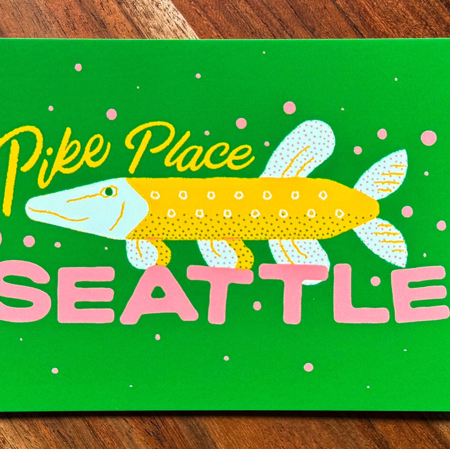 Pike Place Fish Postcard
